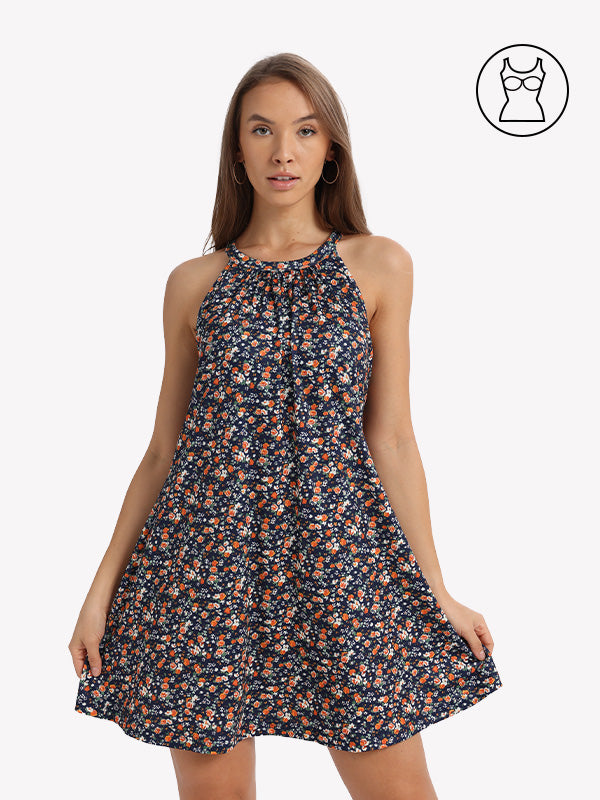 Anyfitting Casual Beach Built-In Bra Summer Dress