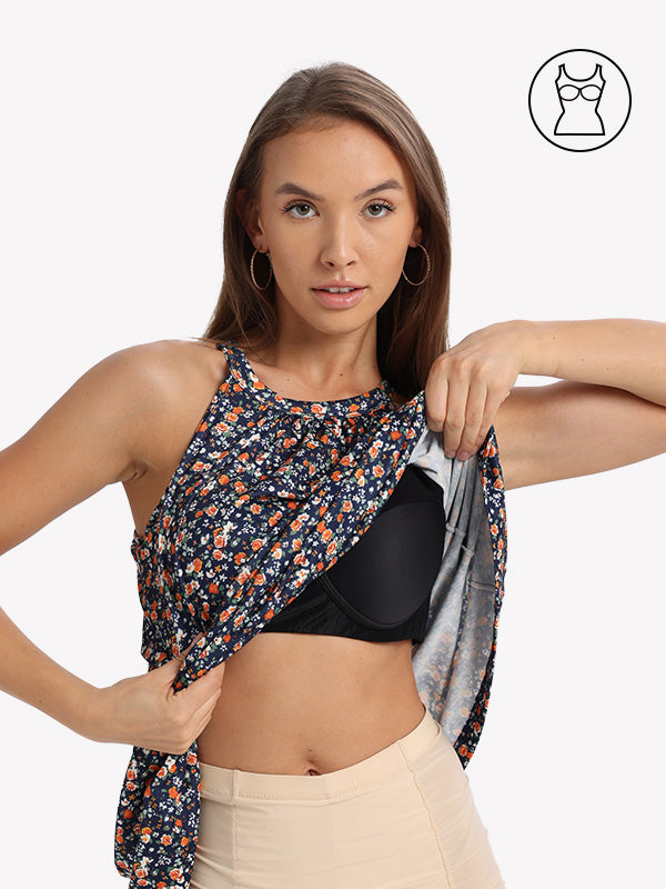 Anyfitting Casual Beach Built-In Bra Summer Dress