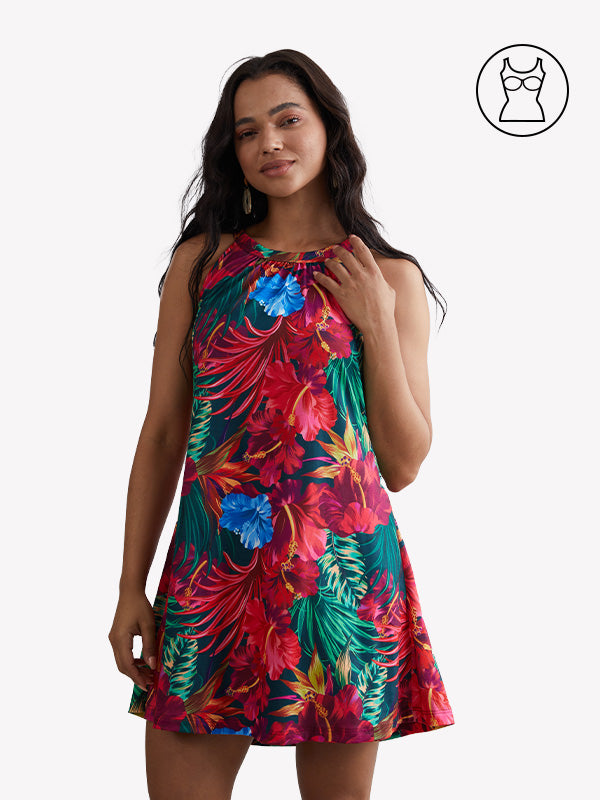 Anyfitting Women’s Beach Sundress Built-In Bra Dress