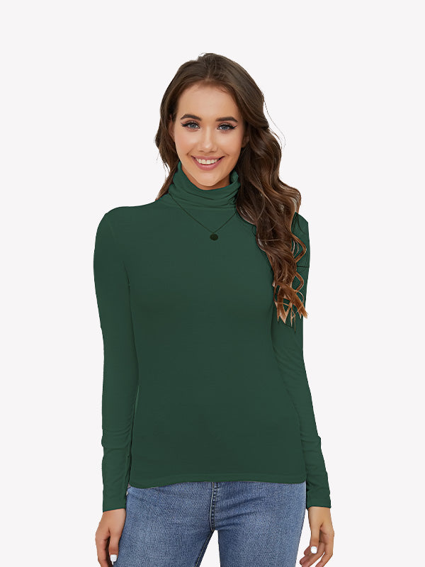Anyfitting Women’s Long Sleeve Base Turtleneck Top
