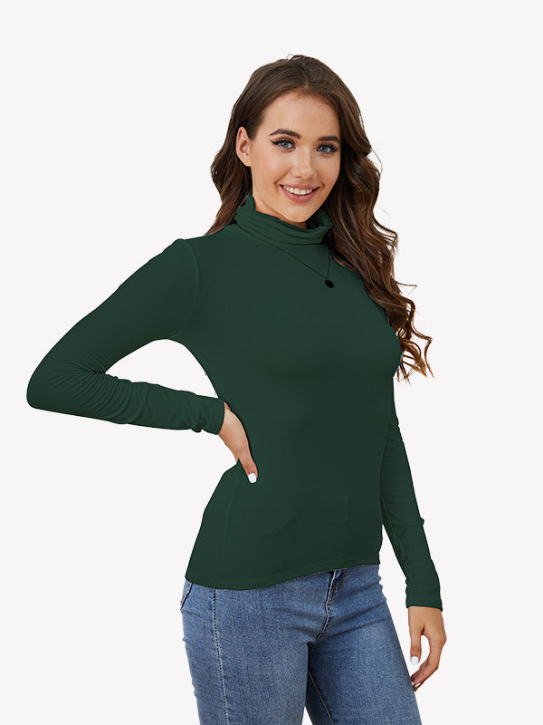 Anyfitting Women’s Long Sleeve Base Turtleneck Top