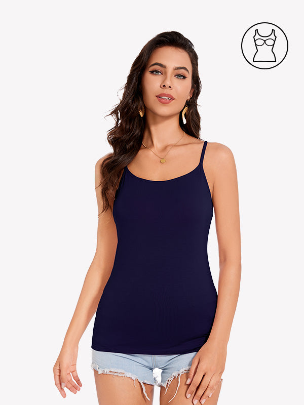 Anyfitting Built-In Bra Tank Top Adjustable Strap Active Cami