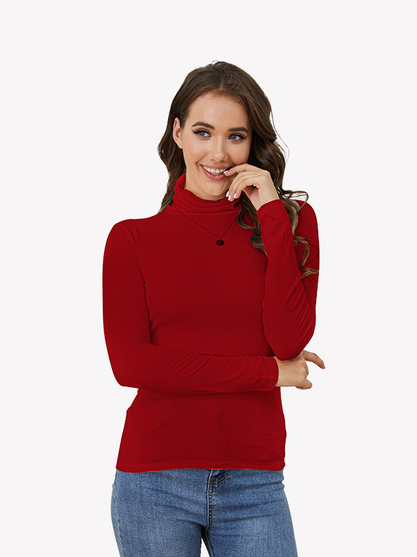 Anyfitting Women’s Classic Slim Fit Turtleneck Top